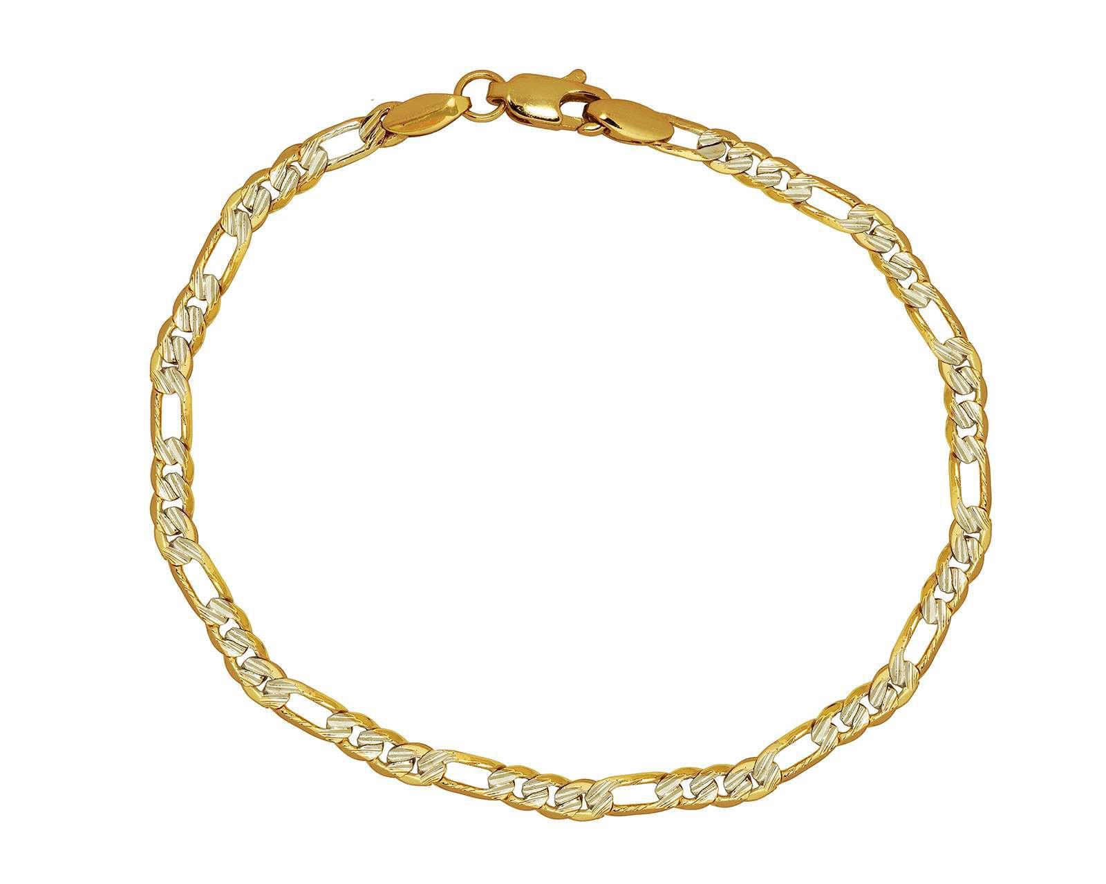 Foto 1 | Pulsera de Chapa de Oro 18k Sentimientos