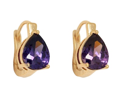 Foto 2 | Aretes de Chapa de Oro 18 k Sentimientos
