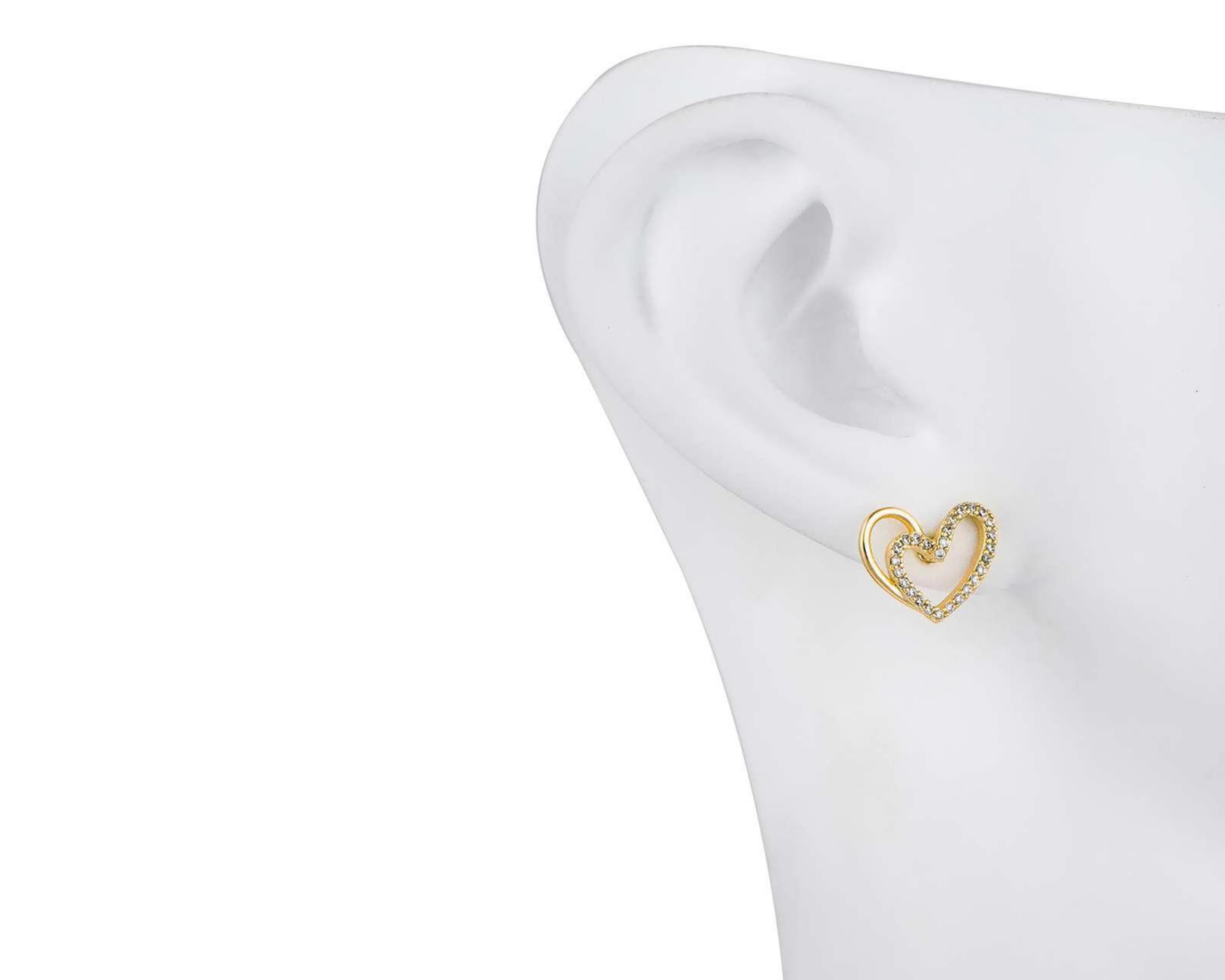 Foto 5 pulgar | Aretes de Chapa de Oro 18k Plafer