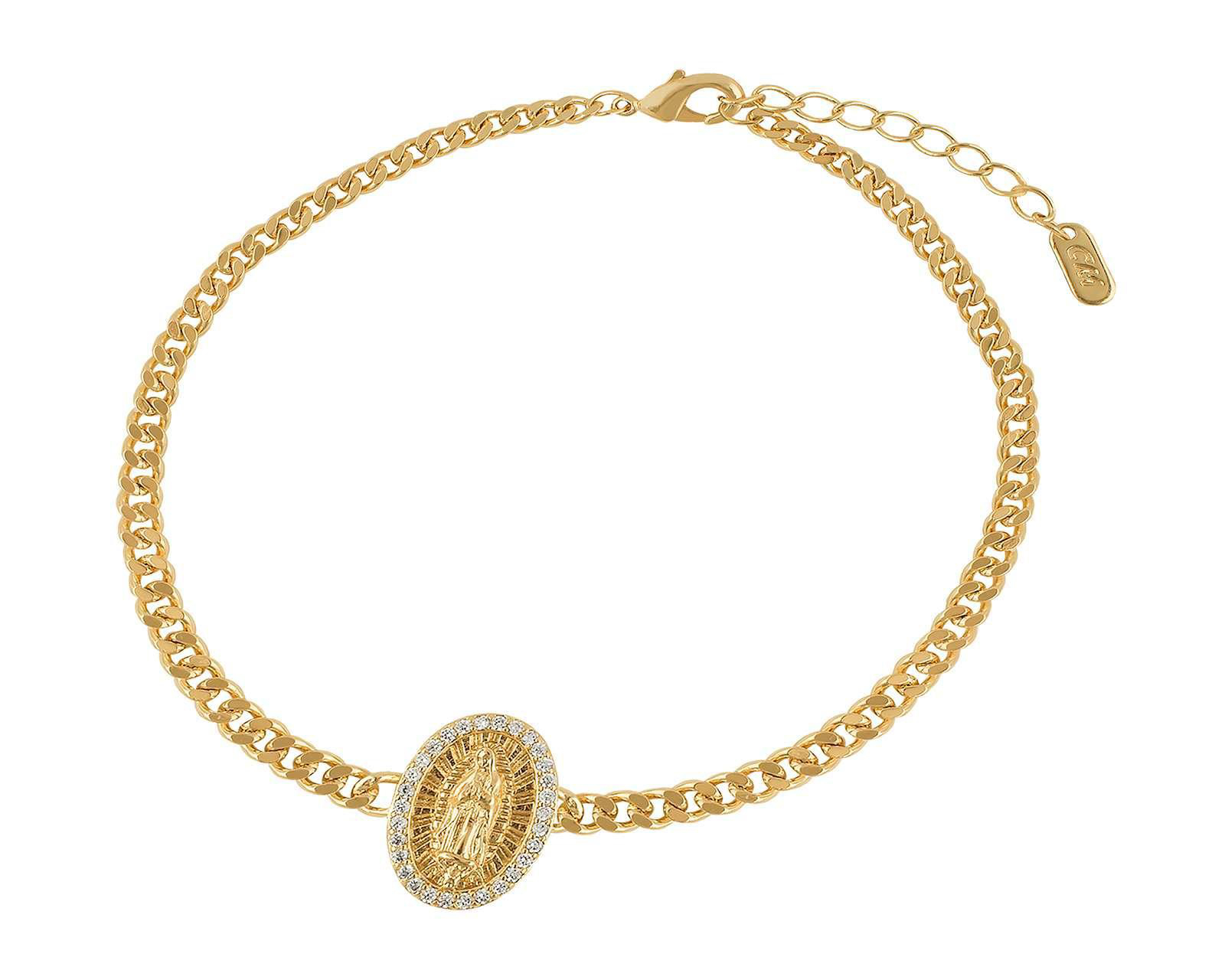 Pulsera de Chapa de Oro de 18K Plafer