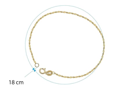 Foto 3 | Pulsera de Oro 10K Sentimientos