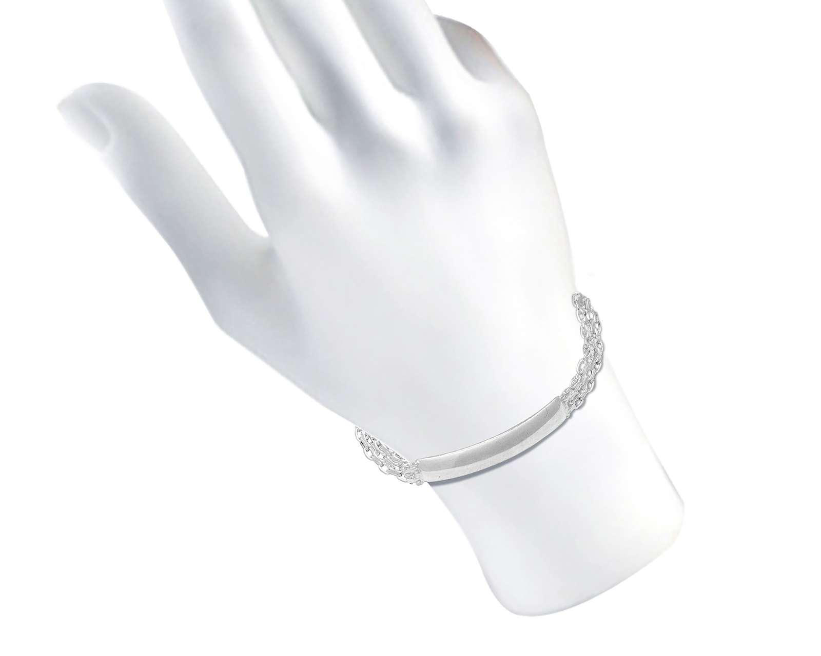 Foto 5 pulgar | Pulsera de Plata Sahara