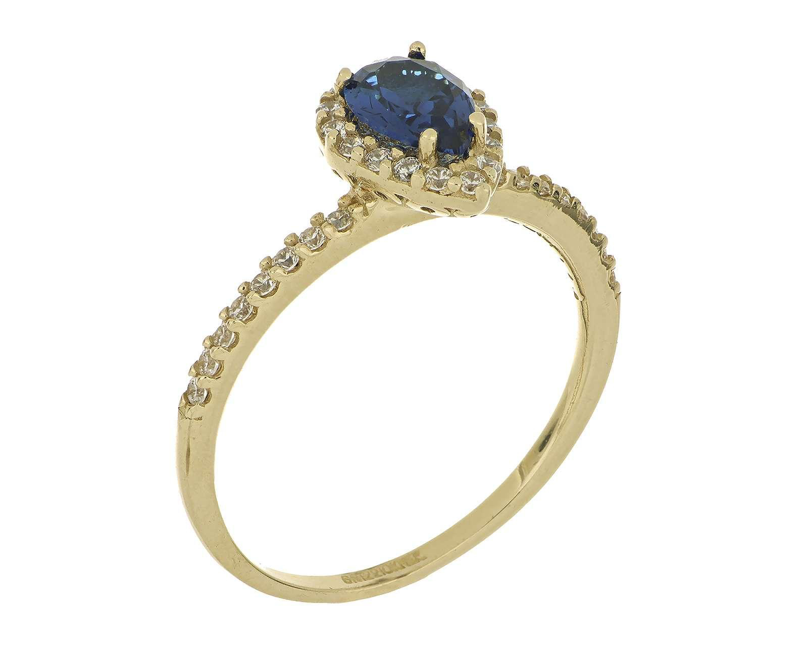 Anillo de Oro 10K Nro. 7 - 7.5