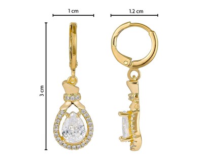 Foto 6 | Aretes de Chapa de Oro 18K Plafer