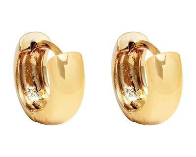 Foto 2 | Aretes de Chapa de Oro 18K Sentimientos