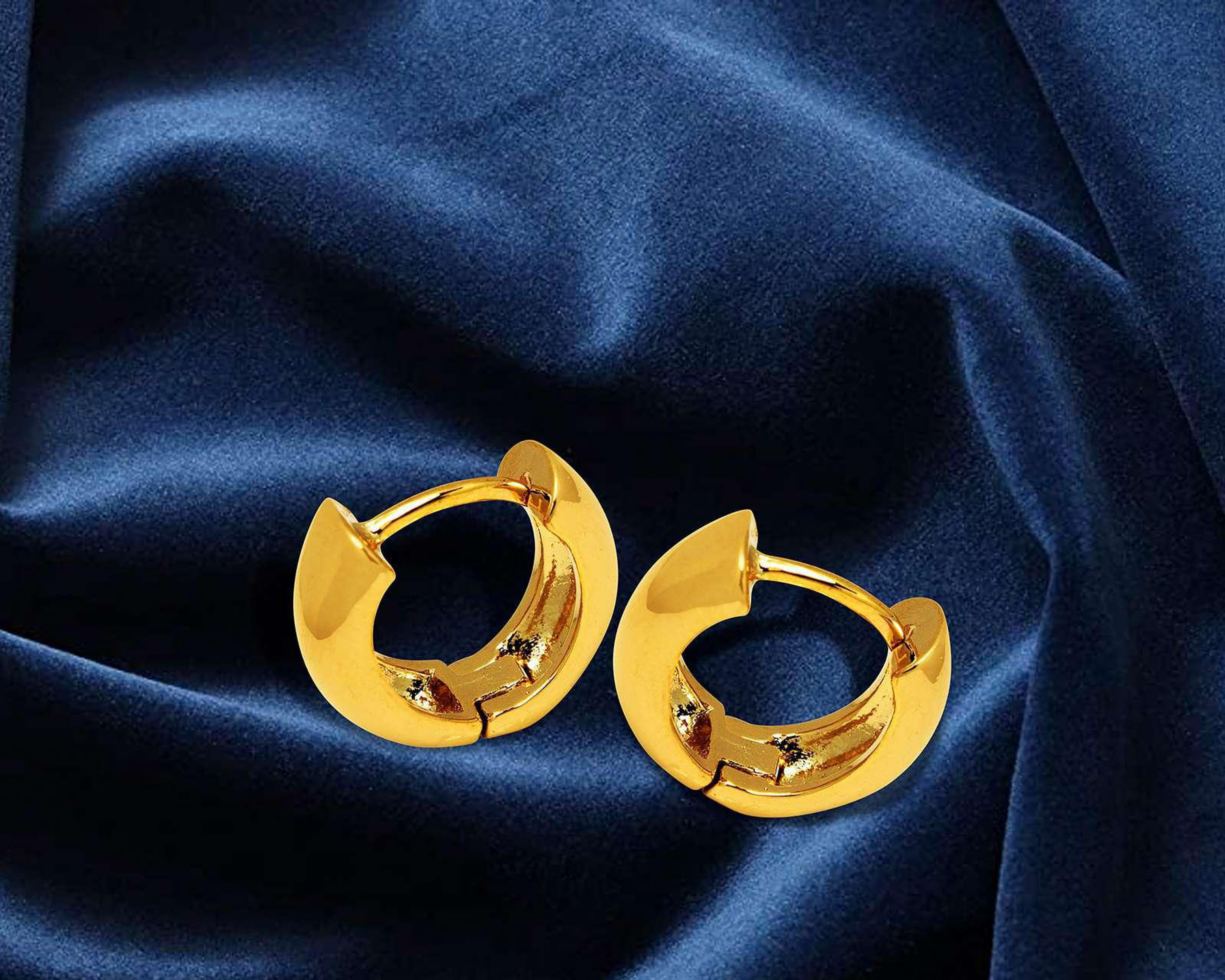Foto 5 pulgar | Aretes de Chapa de Oro 18K Sentimientos