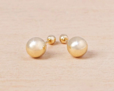 Foto 3 | Broqueles de Oro 14K Sabelli
