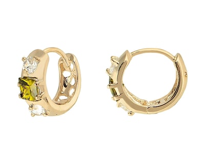 Foto 3 | Aretes de Chapa de Oro 18K Franssinoro