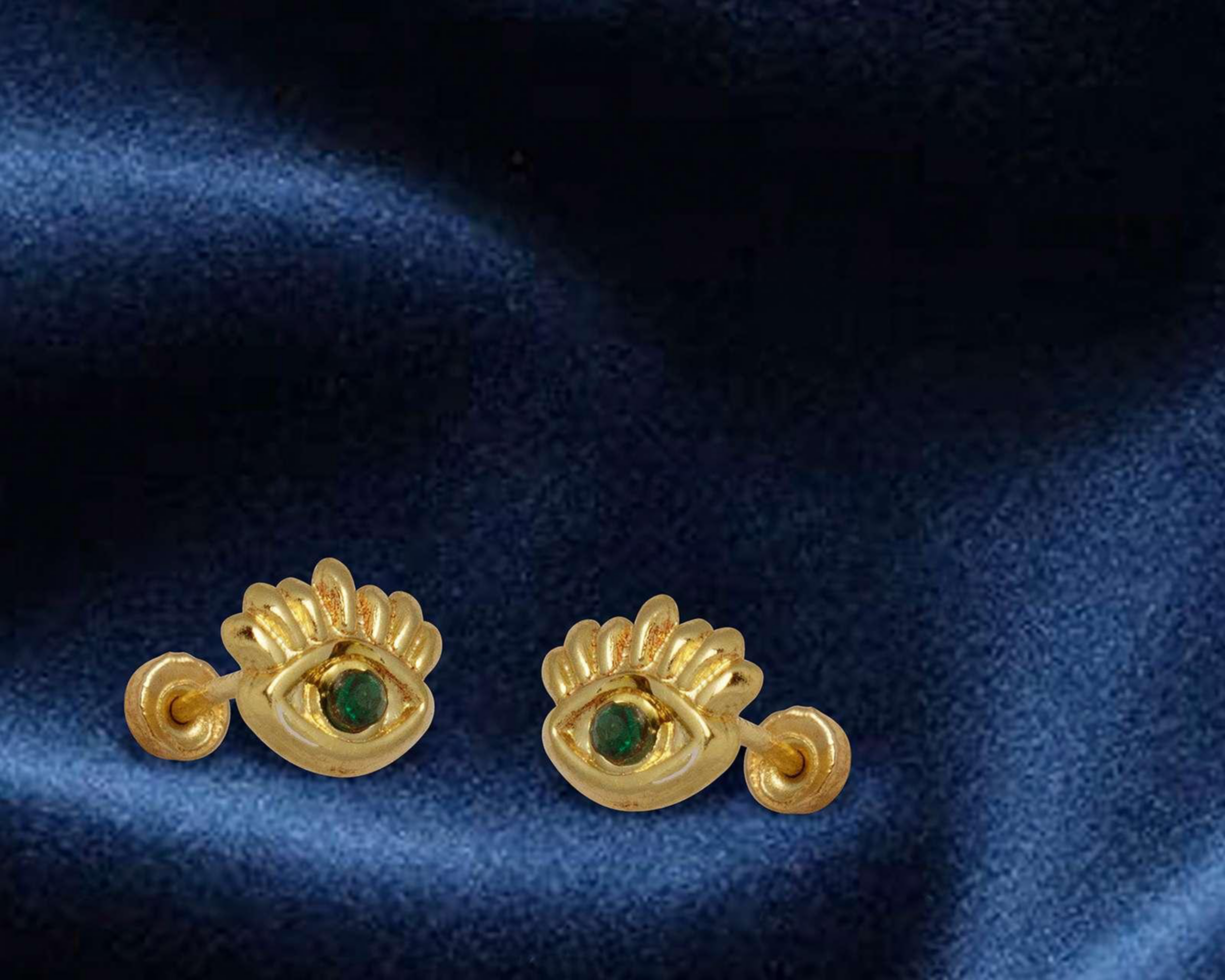 Foto 5 pulgar | Broqueles de Oro 10K Sentimientos