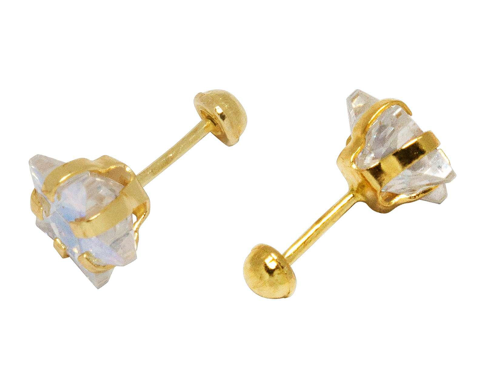 Foto 2 | Aretes de Oro 10K Sentimientos