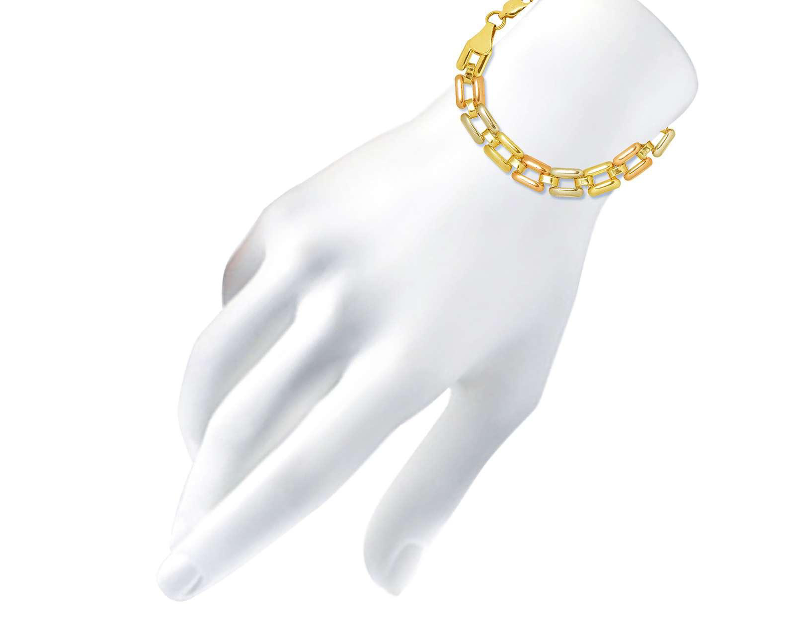Foto 5 | Pulsera de Oro 10K Sentimientos