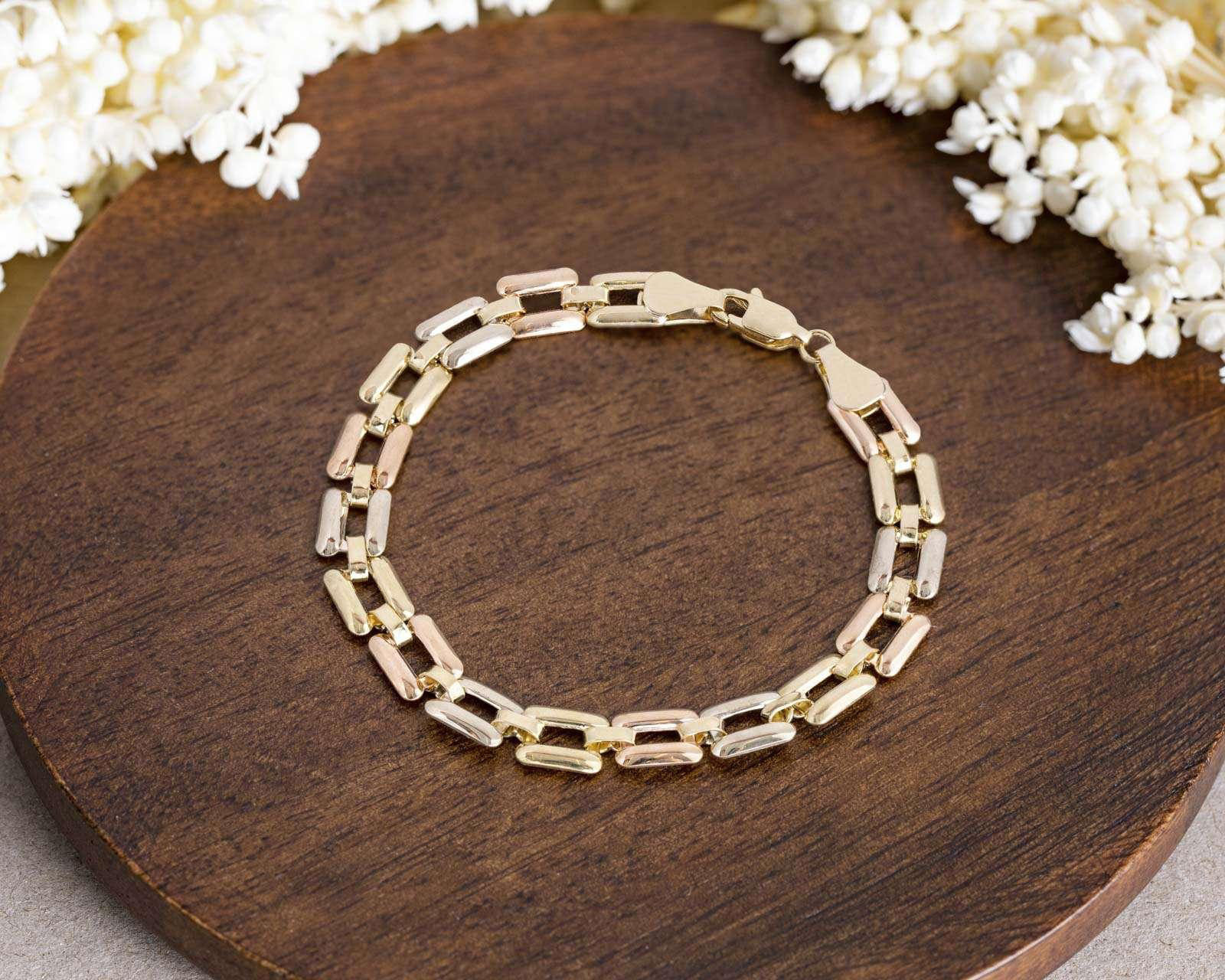 Foto 7 pulgar | Pulsera de Oro 10K Sentimientos