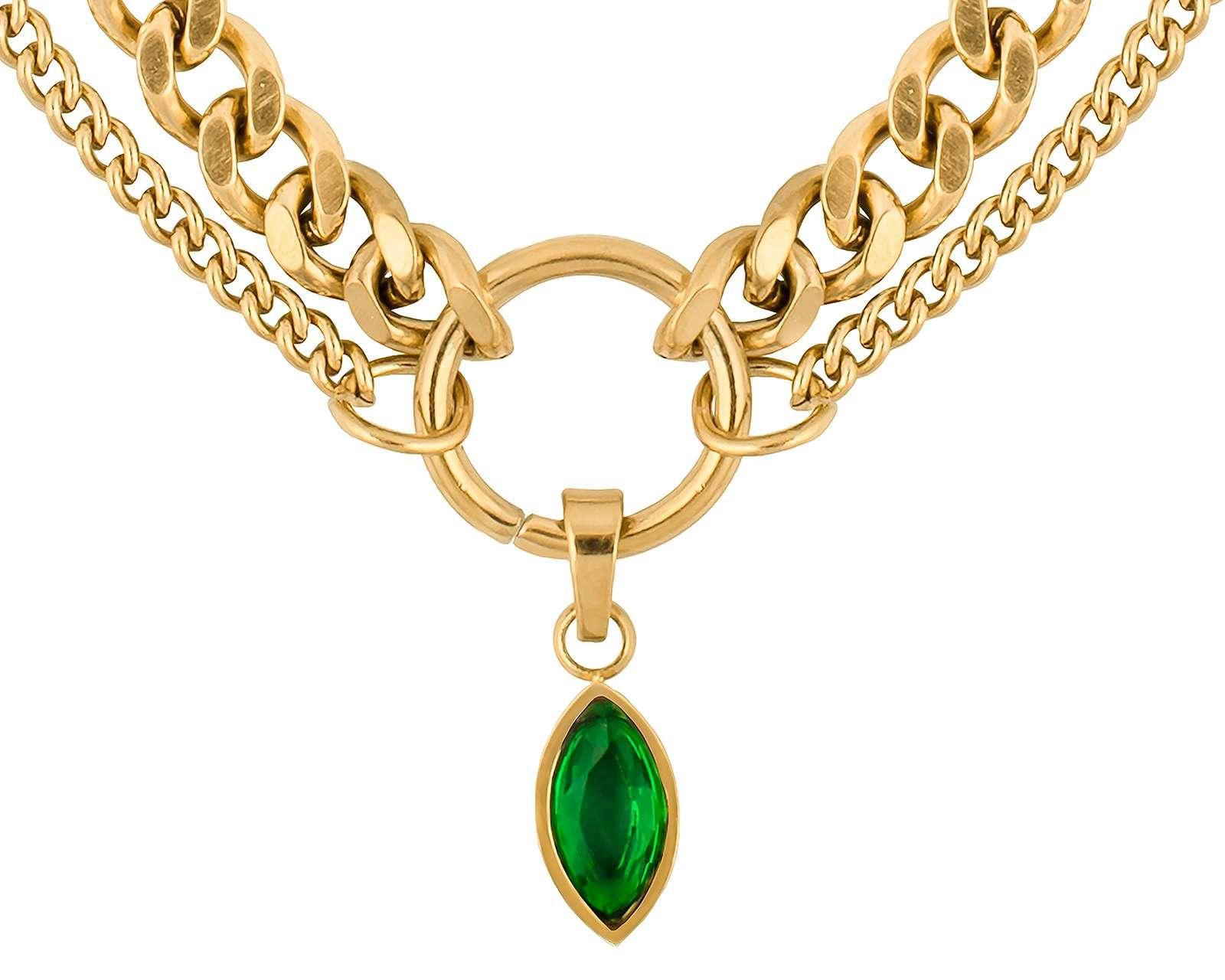 Foto 3 pulgar | Collar de Acero Inoxidable Jennifer Lopez