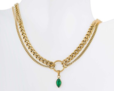 Foto 3 | Collar de Acero Inoxidable Jennifer Lopez