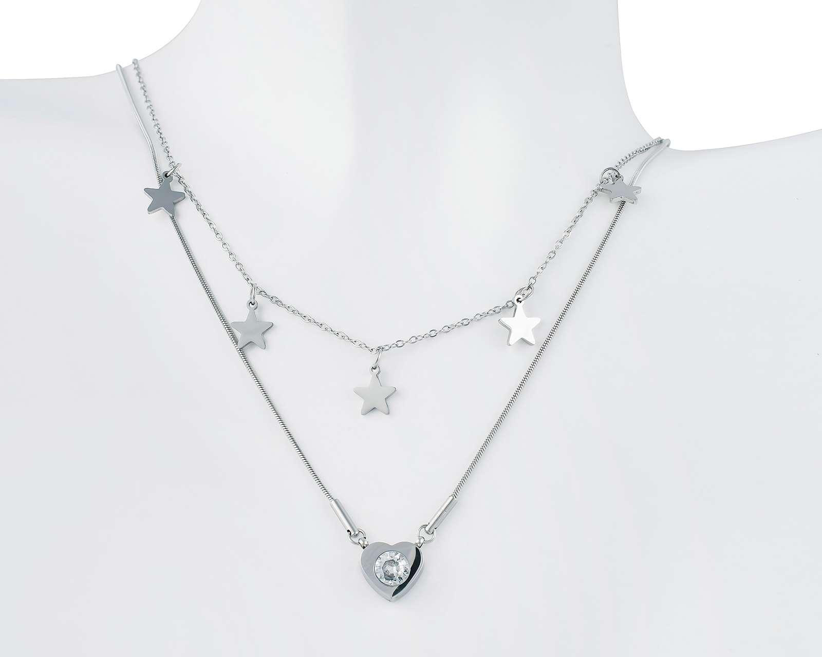Foto 4 pulgar | Collar de Acero Inoxidable Thinner