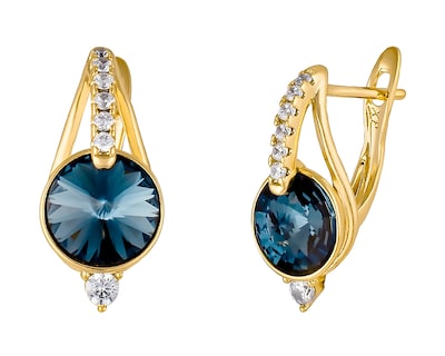 Foto 2 | Aretes Chapa de Oro 18K Plafer