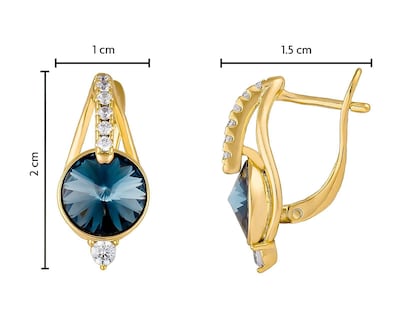 Foto 4 | Aretes Chapa de Oro 18K Plafer