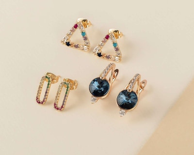 Foto 5 | Aretes Chapa de Oro 18K Plafer