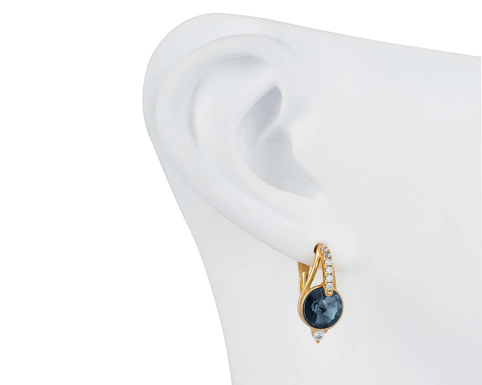 Foto 7 pulgar | Aretes Chapa de Oro 18K Plafer