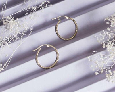 Foto 4 | Aretes de Oro 10K Diflor
