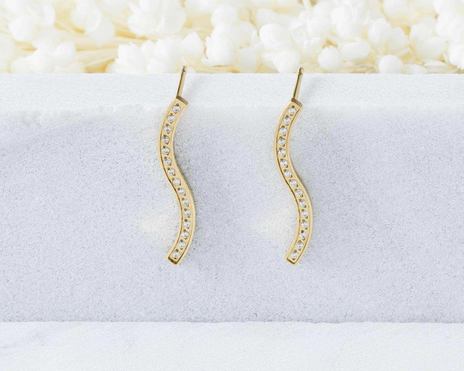 Foto 4 pulgar | Aretes de Acero Inoxidable Jennifer Lopez