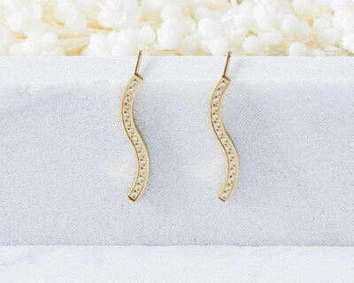 Foto 3 | Aretes de Acero Inoxidable Jennifer Lopez