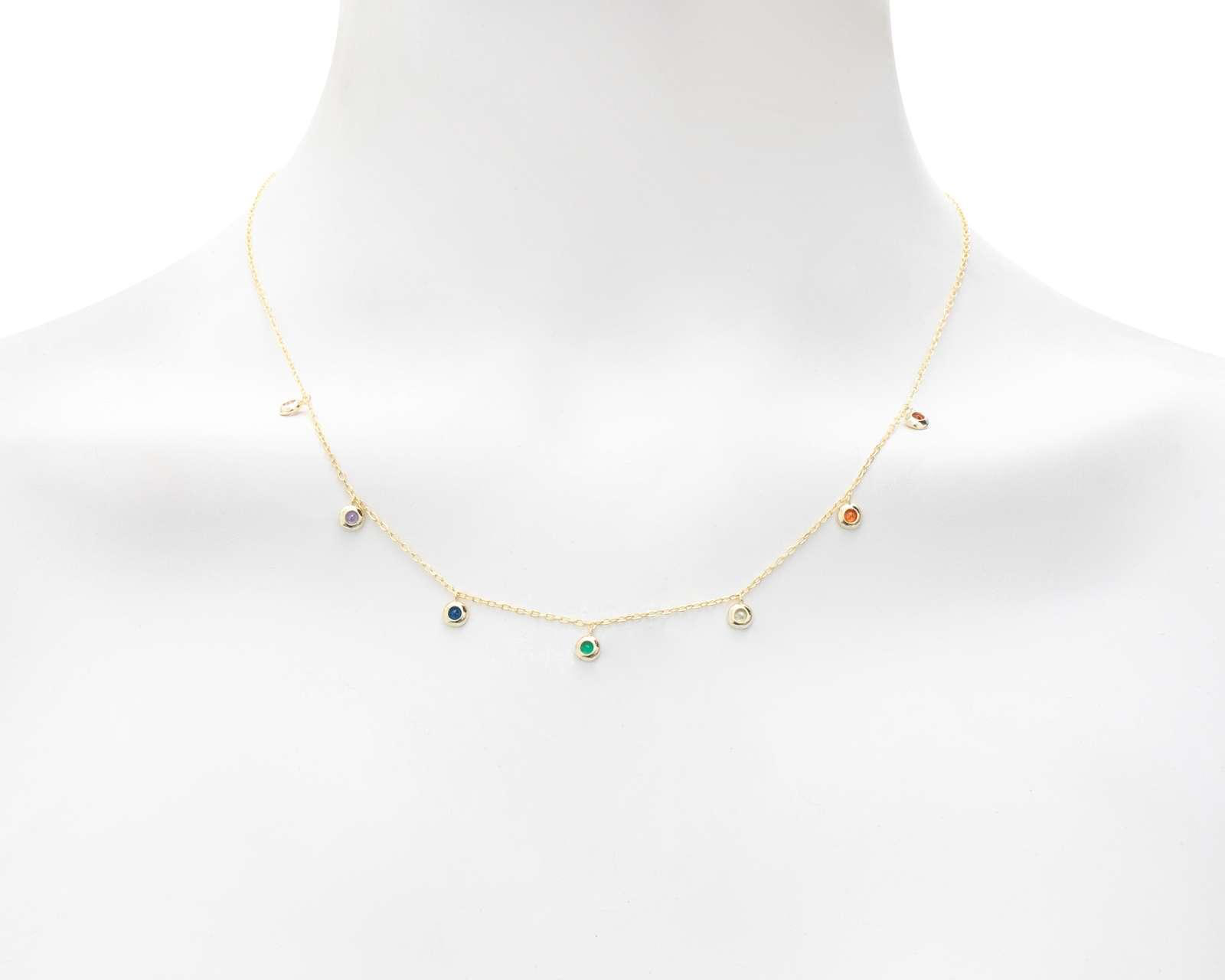 Foto 4 pulgar | Collar de Plata Paige