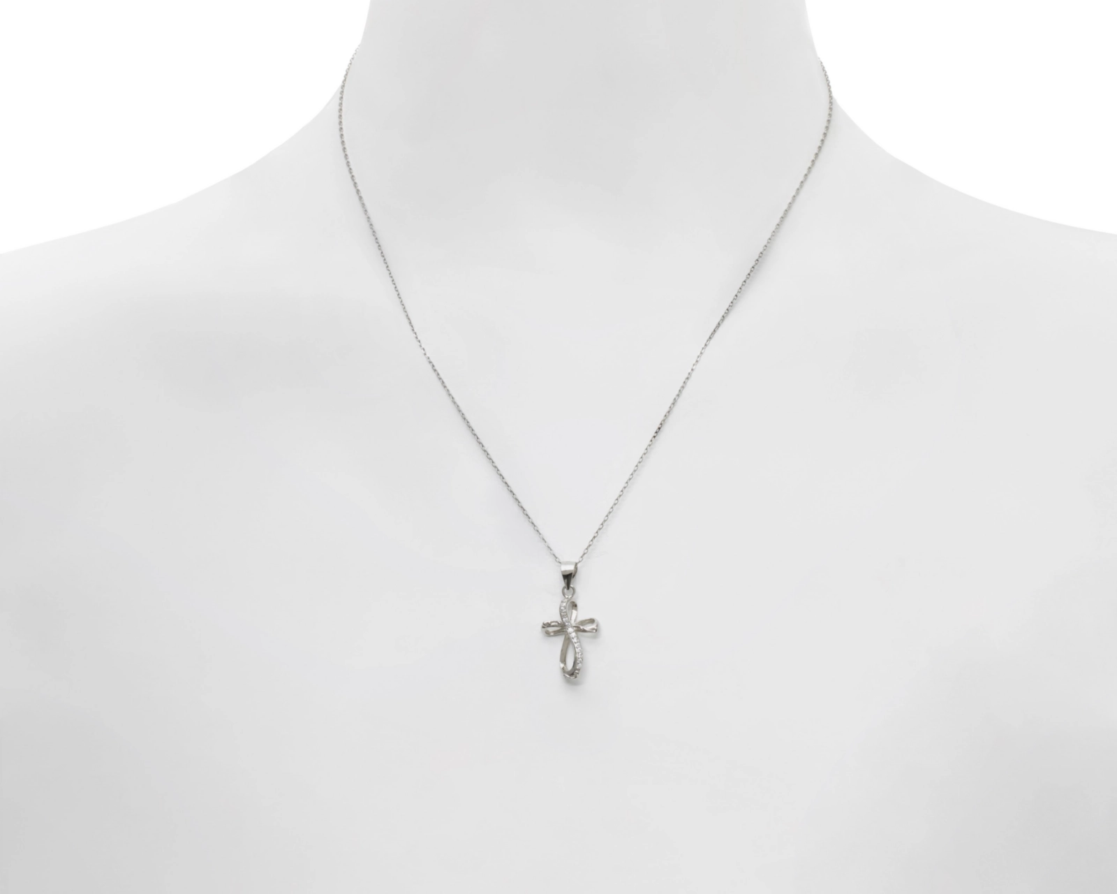 Foto 5 pulgar | Collar de Plata Olivia And Jackson