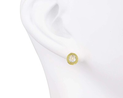 Foto 5 | Aretes de Chapa de Oro 18K Plafer