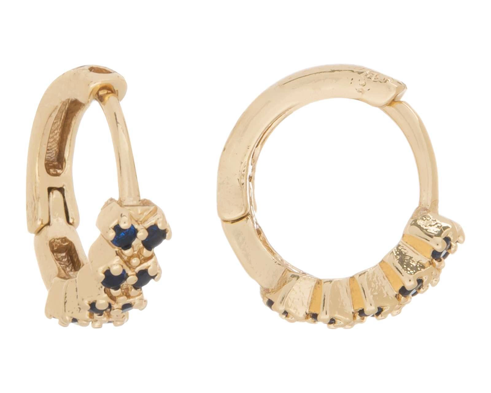 Foto 1 | Aretes de Chapa de Oro 18K Zokko