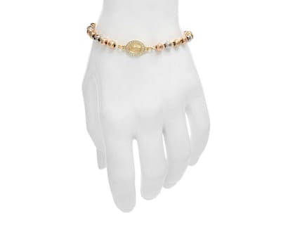 Foto 4 | Pulsera de Chapa de Oro 18K Zokko