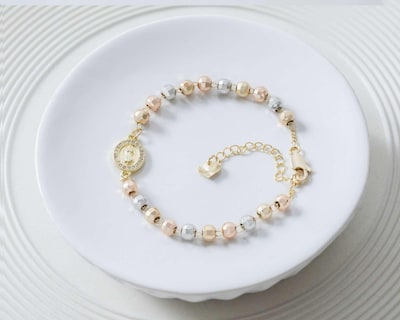 Foto 5 | Pulsera de Chapa de Oro 18K Zokko