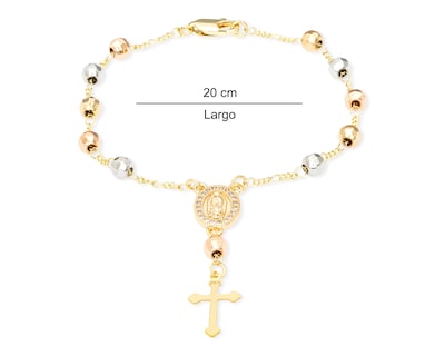 Foto 6 | Pulsera de Chapa de Oro Zokko