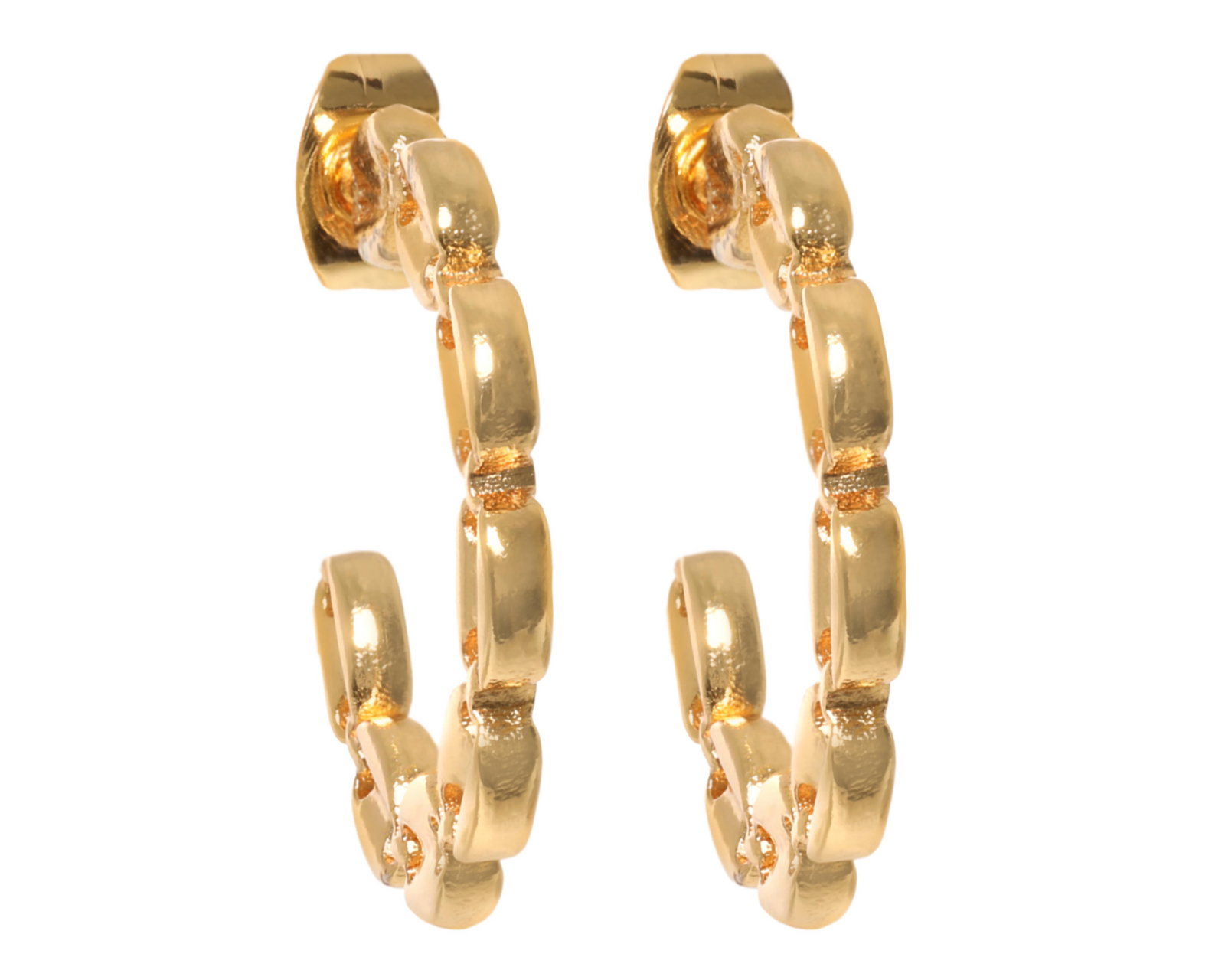 Foto 3 pulgar | Aretes de Acero Inoxidable Jennifer Lopez