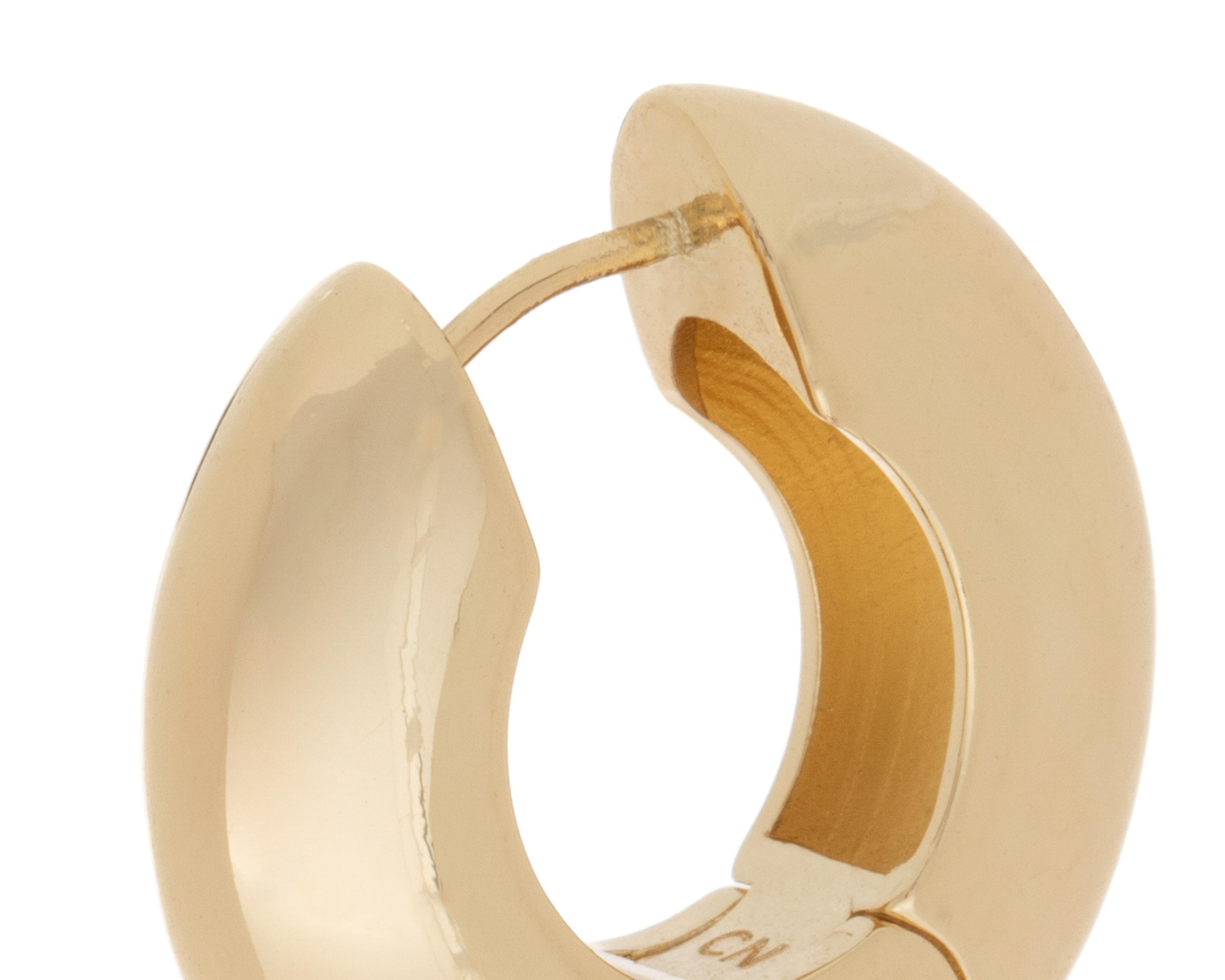 Foto 4 pulgar | Arracadas de Chapa de Oro Jennifer Lopez