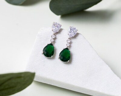 Foto 3 | Aretes de Bisutería Fina Bonjoulry