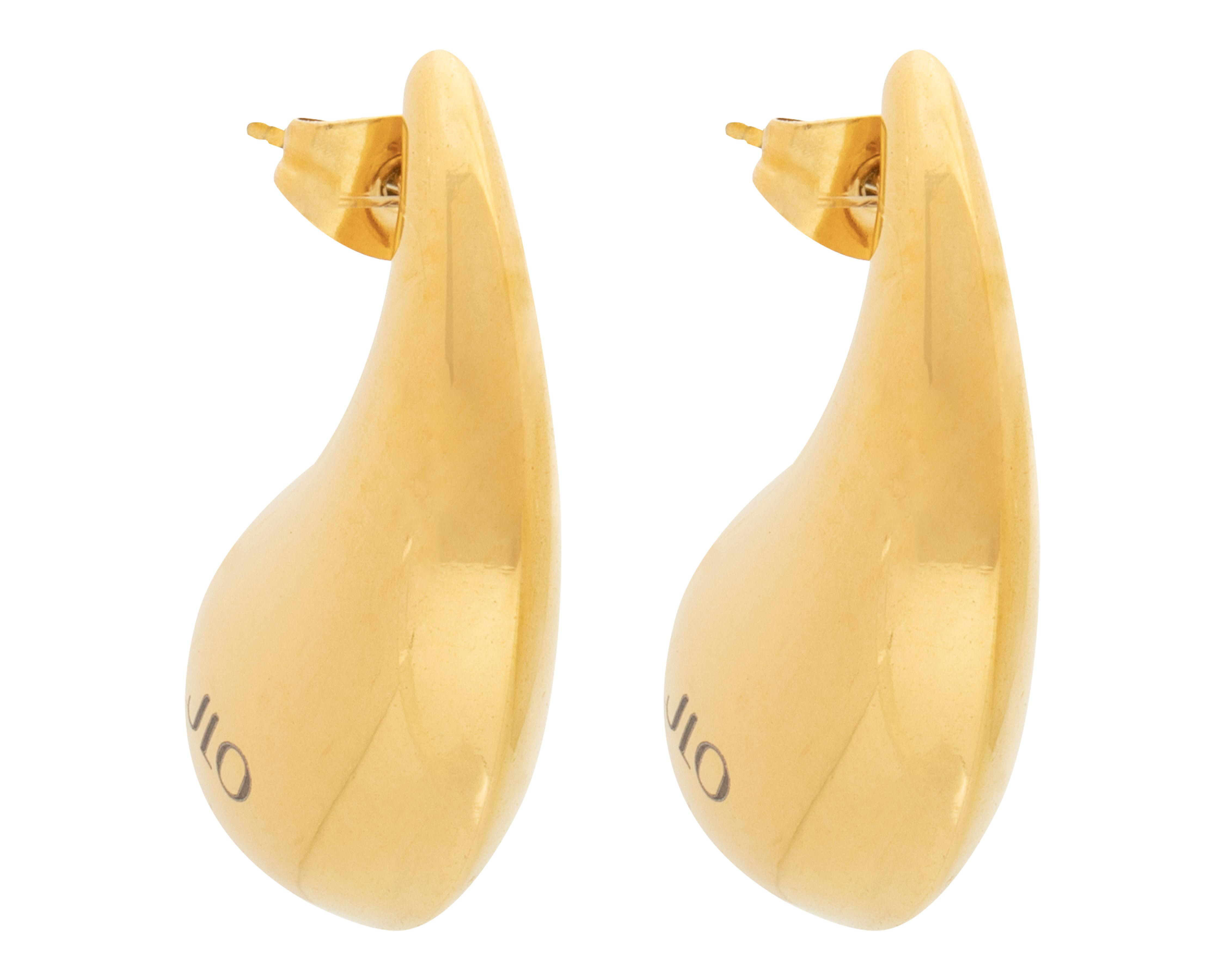 Foto 3 pulgar | Aretes de Acero Inoxidable Jennifer Lopez
