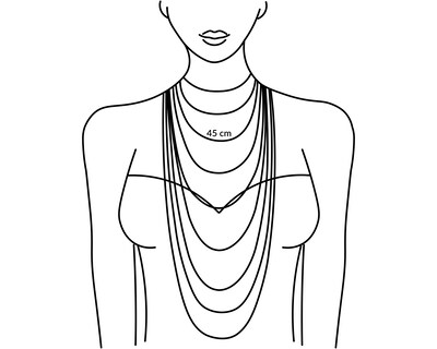 Foto 6 | Collar de Bisutería Fina Zhefan