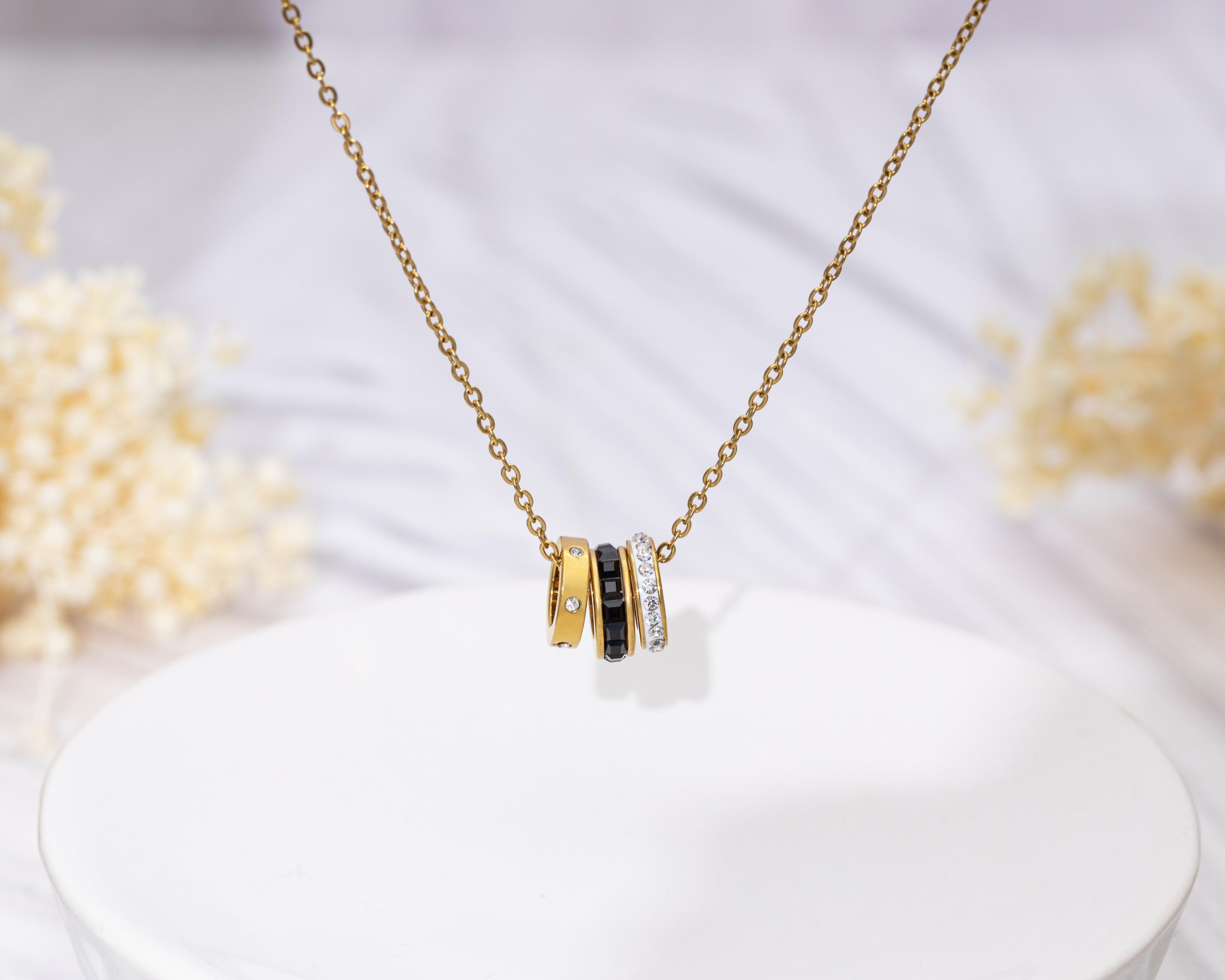 Foto 5 | Collar de Acero Inoxidable Jennifer Lopez