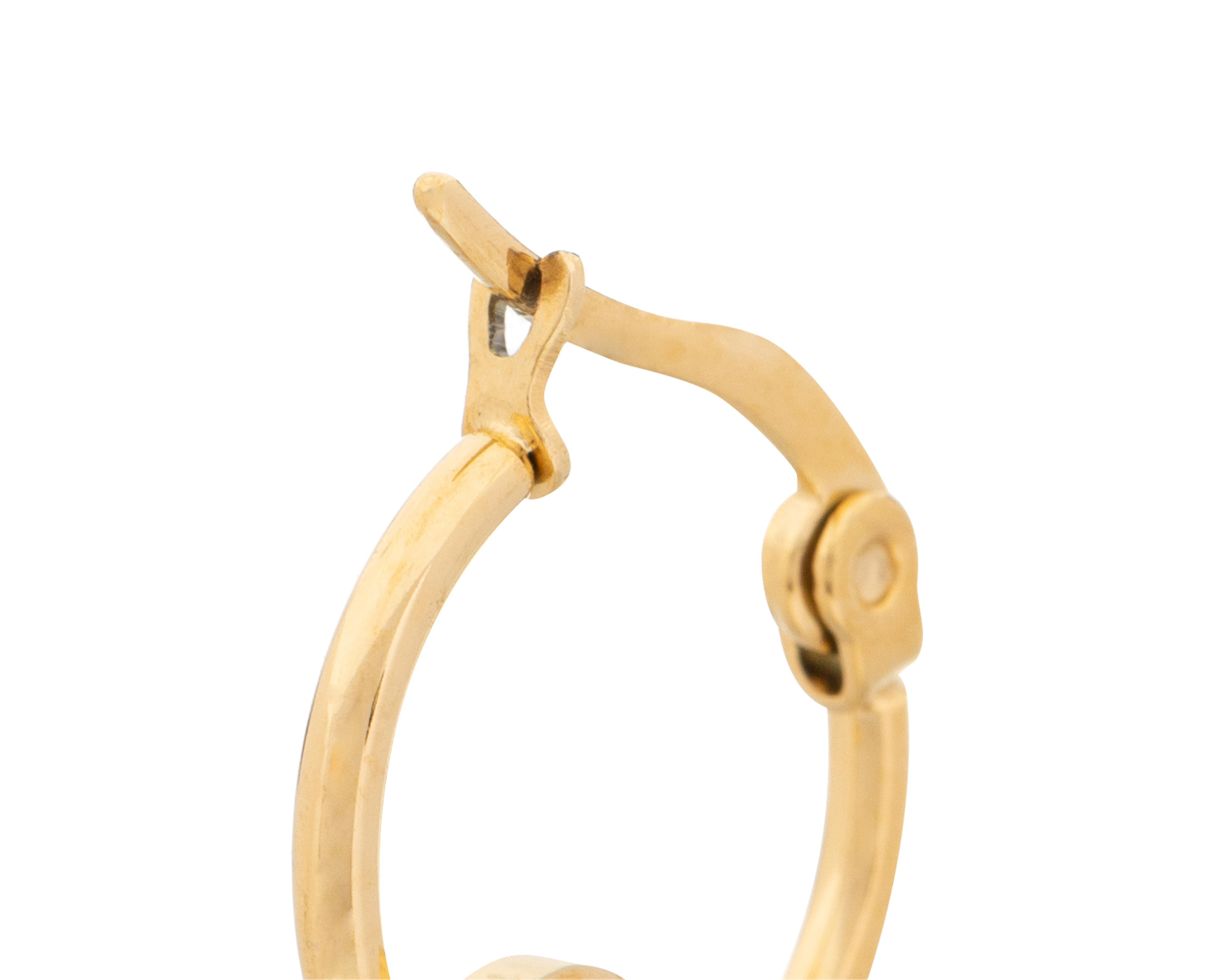 Foto 3 | Aretes de Acero Inoxidable Lizzie