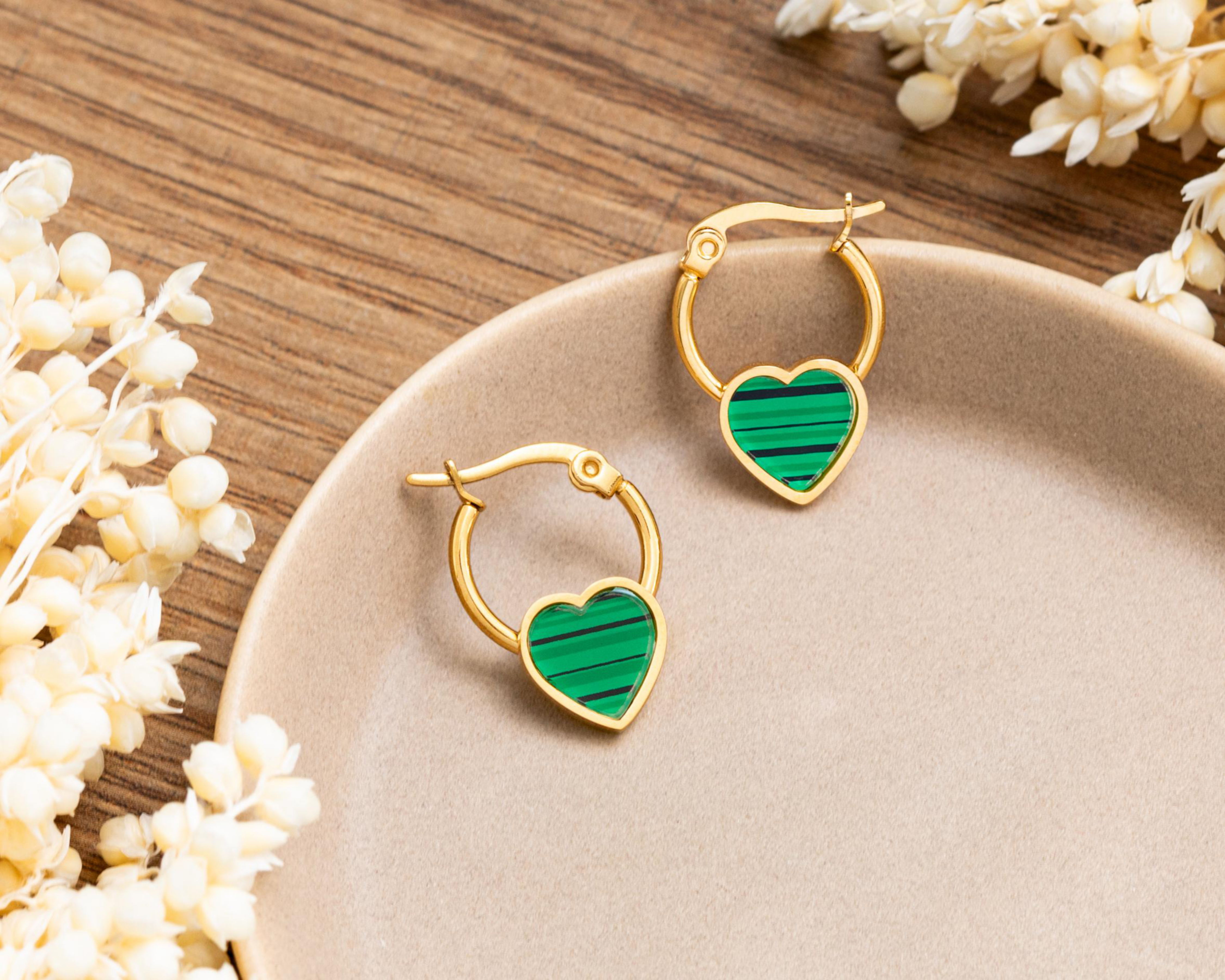 Foto 4 | Aretes de Acero Inoxidable Lizzie