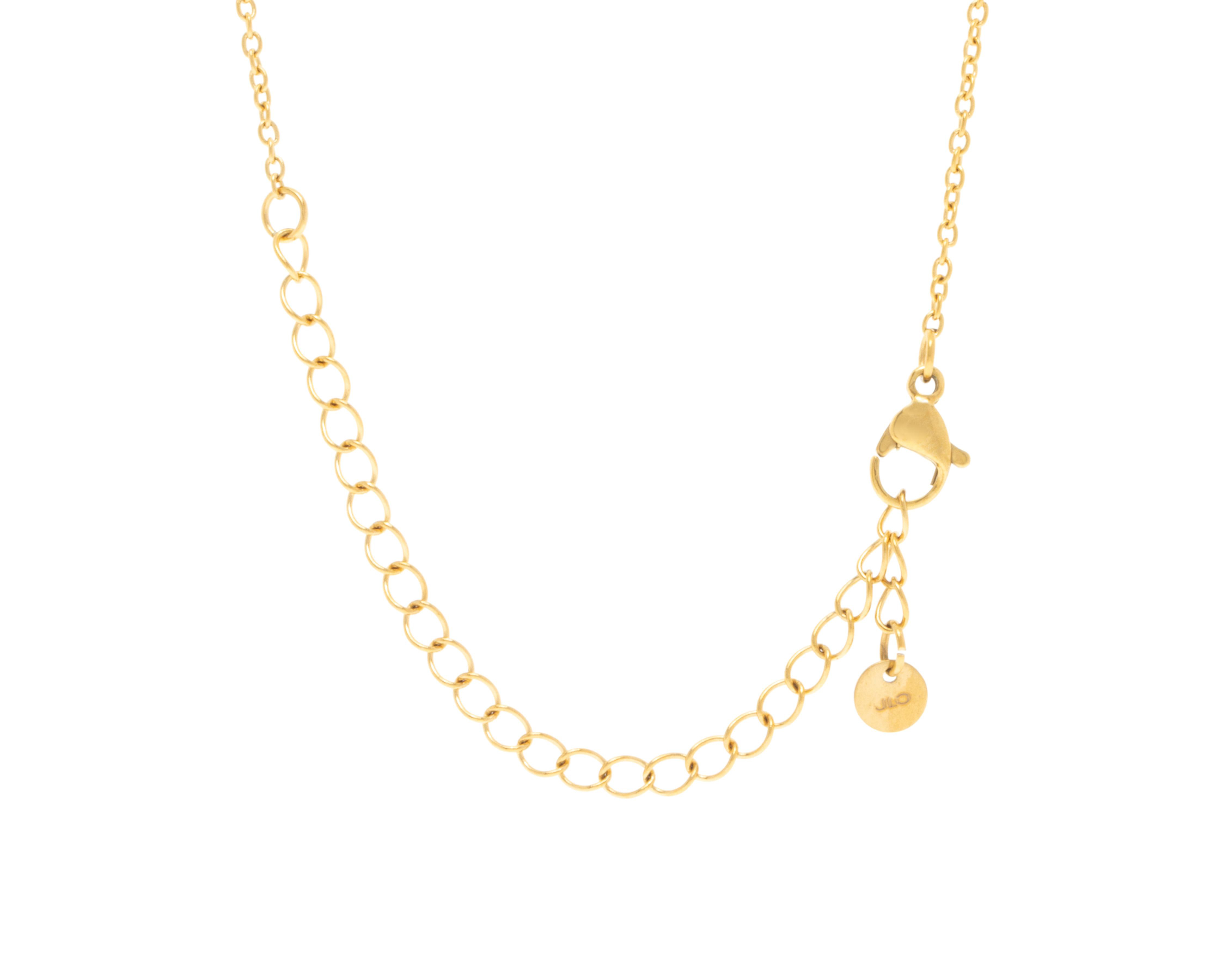 Foto 5 pulgar | Collar de Acero Inoxidable Jennifer Lopez