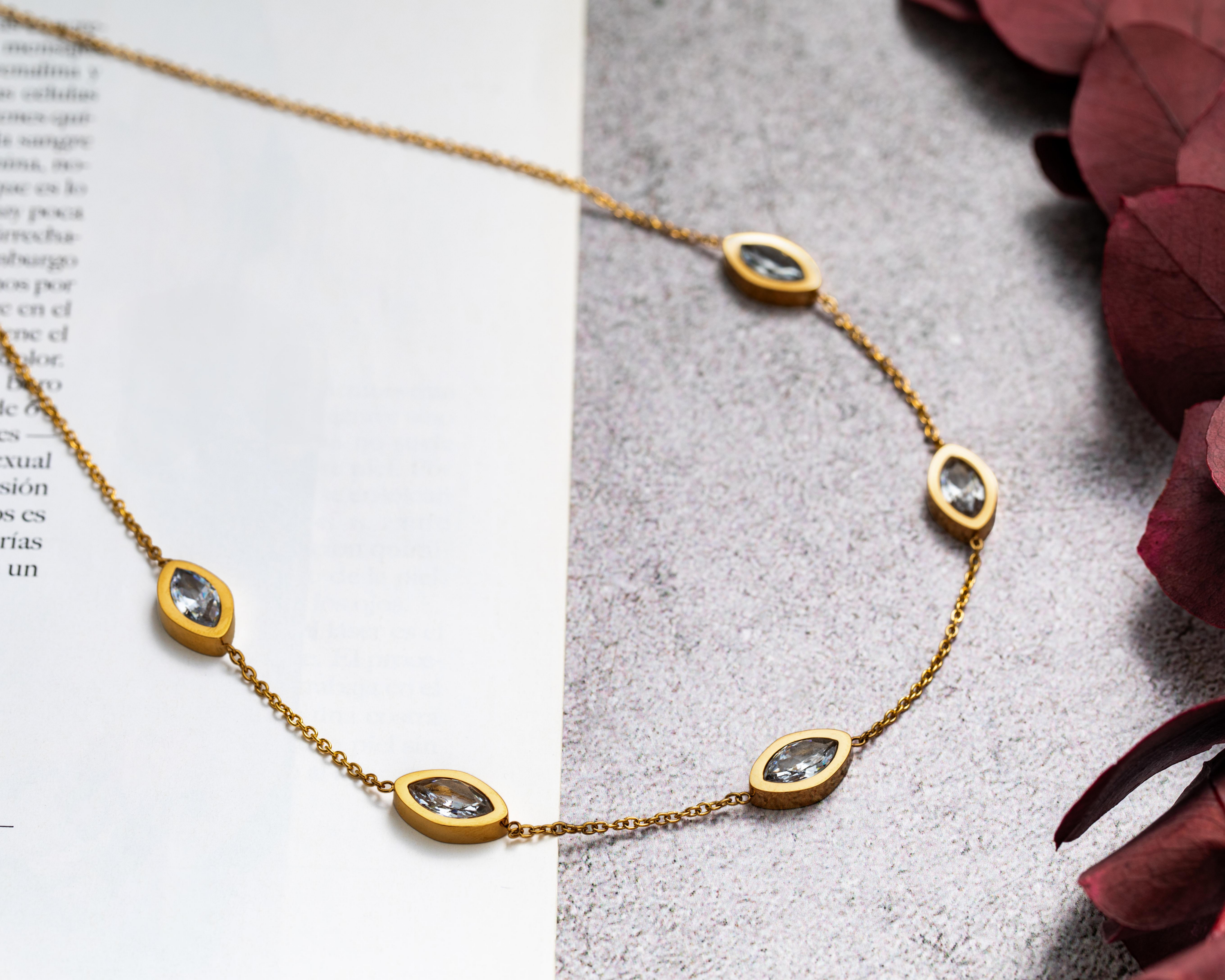 Foto 5 | Collar de Acero Inoxidable Jennifer Lopez