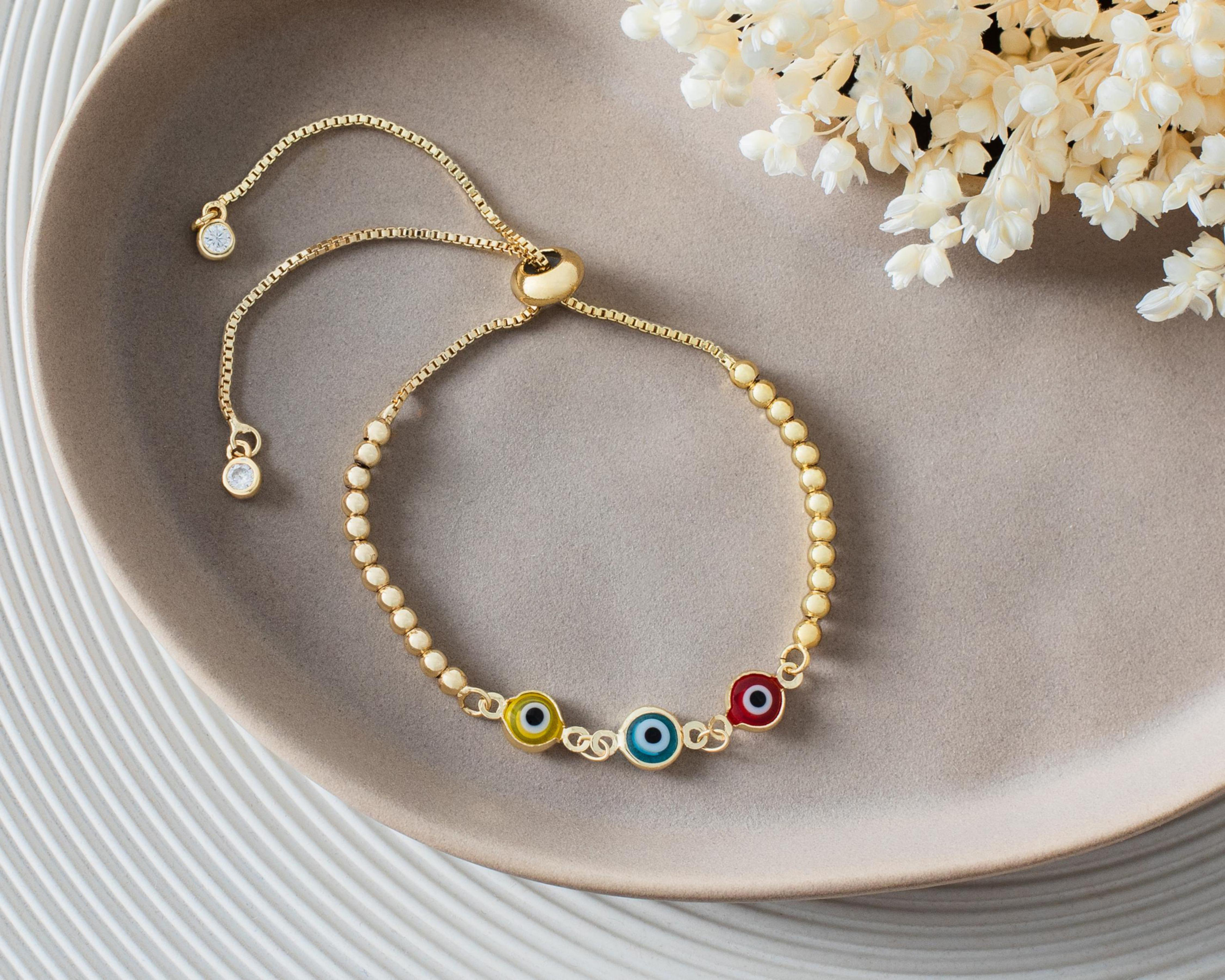 Foto 4 | Pulsera de Chapa de Oro 14K AlLu Jewelry