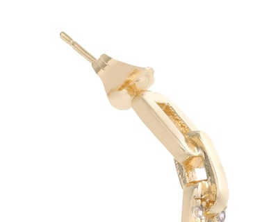 Foto 3 | Aretes de Chapa de Oro 14K