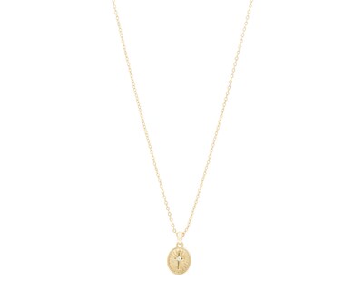 Foto 1 | Collar Chapa de Oro 18K Lior