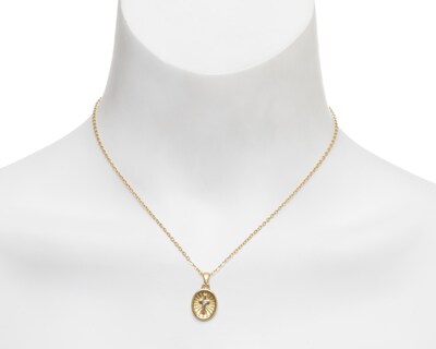 Foto 4 | Collar Chapa de Oro 18K Lior
