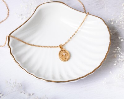 Foto 5 | Collar Chapa de Oro 18K Lior