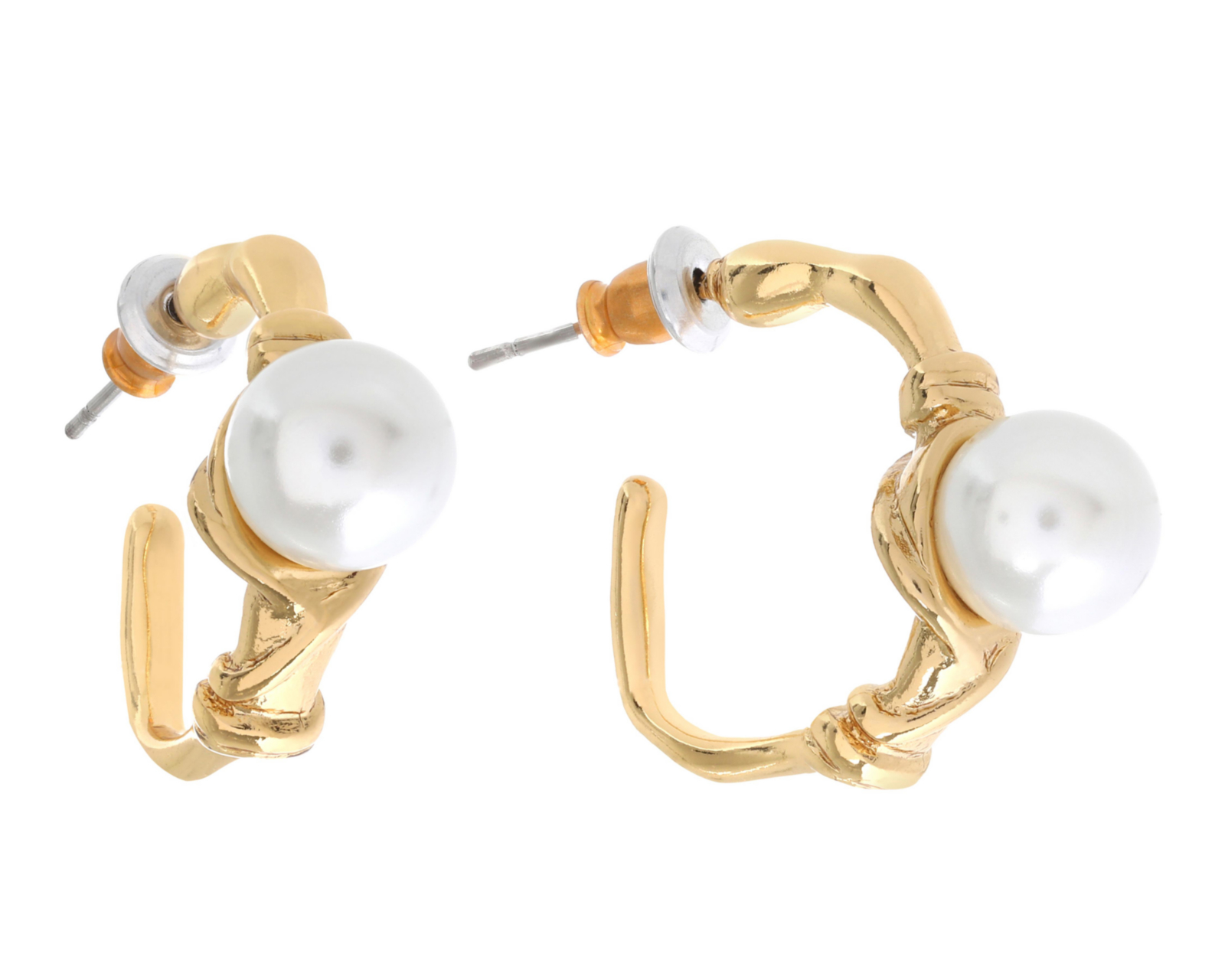 Foto 2 pulgar | Aretes de Chapa de Oro 18K Lior