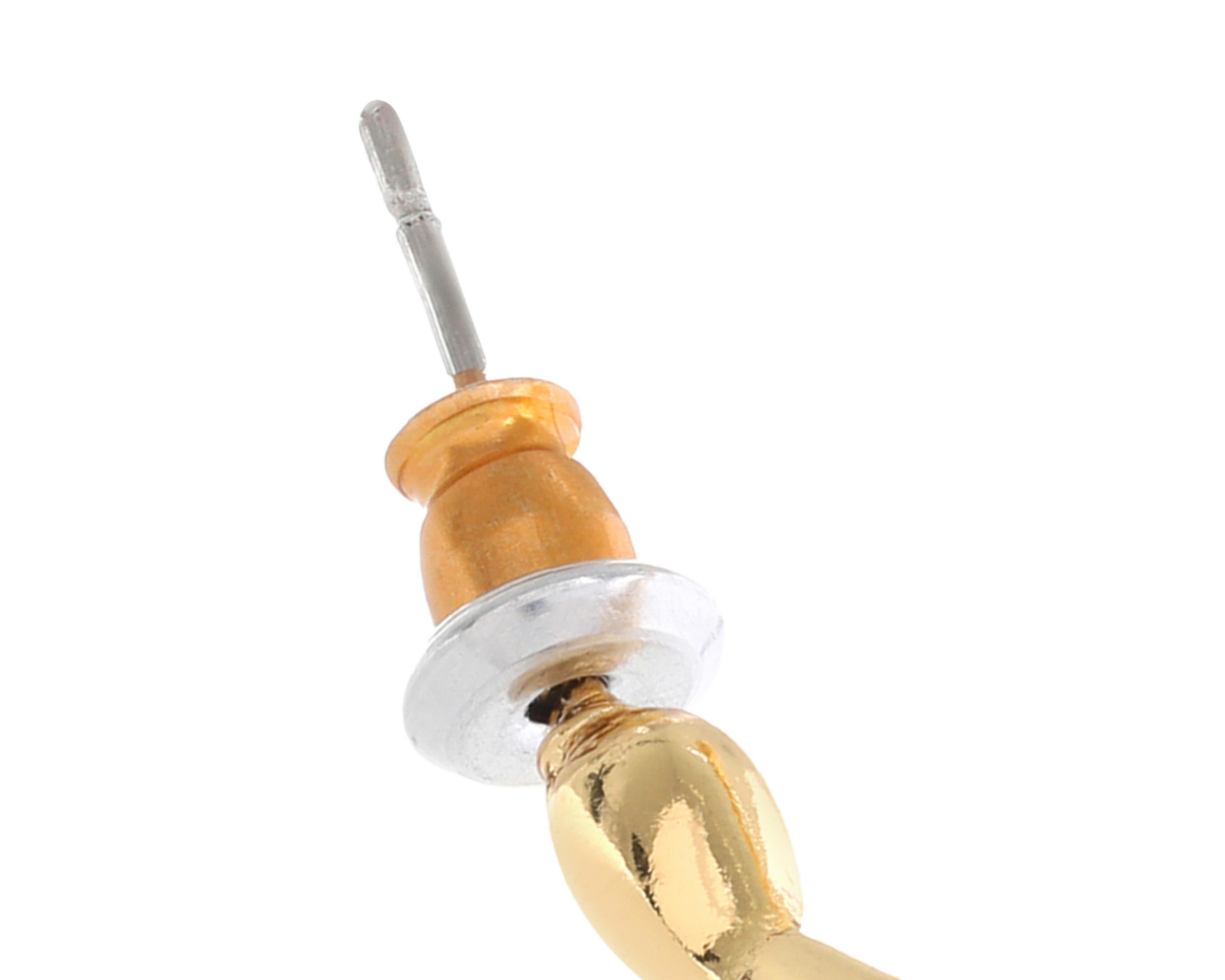 Foto 4 pulgar | Aretes de Chapa de Oro 18K Lior